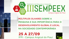 O evento será realizado de 25 a 27 de setembro, em Angical do Piauí