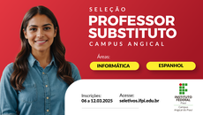 As inscrições podem ser realizadas até 12 de março