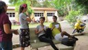 A ação teve como objetivo sensibilizar para os cuidados que os jovens devem ter no Carnaval