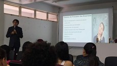 Palestra foi ministrada pelo professor Carlos Denílson Coimbra Soares