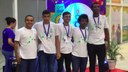 Na competição, a equipe obteve a premiação de melhor design de robô