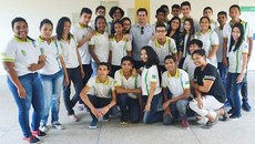 Participantes da Miniempresa do Campus Angical
