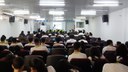 Atividades contaram com entrega de folders informativos e laço azul, além de realizados sorteios de brindes
