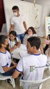 A atividade contou com a participação dos alunos do 2º ano dos cursos técnicos em Administração e Informática e de Licenciatura em Matemática