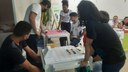 A atividade contou com a participação dos alunos do 2º ano dos cursos técnicos em Administração e Informática e de Licenciatura em Matemática