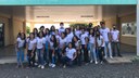 A atividade contou com a participação dos alunos do 2º ano dos cursos técnicos em Administração e Informática e de Licenciatura em Matemática