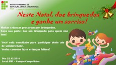As doações podem ser feitas até 21 de dezembro.