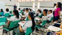 Aproximadamente 300 alunos do 9º ano do Ensino Fundamental do município participaram da atividade