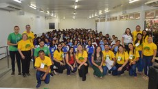 Aproximadamente 300 alunos do 9º ano do Ensino Fundamental do município participaram da atividade