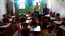 Dessa vez, a ação foi com as crianças da turma Infantil I da Escola Nossa Senhora das Mercês