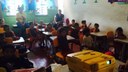 Dessa vez, a ação foi com as crianças da turma Infantil I da Escola Nossa Senhora das Mercês