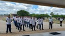 Durante a visita, os alunos da escola cívico-militar conheceram a estrutura do campus