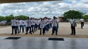 Durante a visita, os alunos da escola cívico-militar conheceram a estrutura do campus