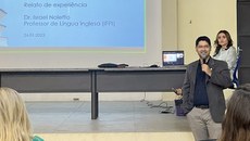 Israel palestrou sobre o Programa de Doutorado Sanduíche no Exterior (PDSE) da CAPES