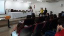 O momento de acolhimento dos calouros teve como objetivo proporcionar maior interação na instituição