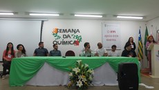 O evento foi organizado por alunos, professores e a Coordenação do curso de Química