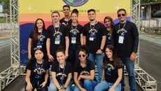 Os alunos foram para a competição sob a orientação do professor Breno Cavalcante