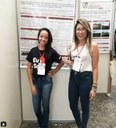 Alunos de Corrente apresentando trabalho acadêmico