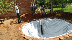 Construção de cisternas na zona rural de Corrente