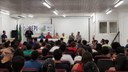 Foram recepcionados os alunos de Tecnologia em Análise e Desenvolvimento de Sistemas, Tecnologia em Gestão Ambiental, Licenciatura em Física e Licenciatura em Matemática