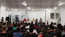 Foram recepcionados os alunos de Tecnologia em Análise e Desenvolvimento de Sistemas, Tecnologia em Gestão Ambiental, Licenciatura em Física e Licenciatura em Matemática