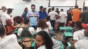 A atividade foi realizada nas escolas estaduais Coronel Justino e Manoel da Cunha