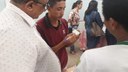 A atividade foi realizada nas escolas estaduais Coronel Justino e Manoel da Cunha