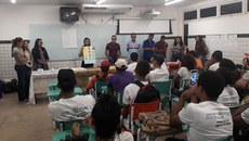 A atividade foi realizada nas escolas estaduais Coronel Justino e Manoel da Cunha