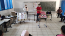 Atividade do projeto em escola da rede municipal