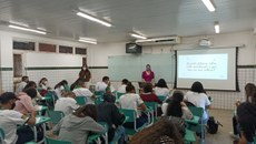 Atividade do projeto no Campus Corrente
