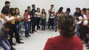 O Campus promoveu uma acolhida aos 80 novos estudantes do curso técnico em Administração