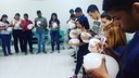 O Campus promoveu uma acolhida aos 80 novos estudantes do curso técnico em Administração