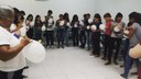 O Campus promoveu uma acolhida aos 80 novos estudantes do curso técnico em Administração