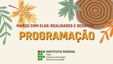 O evento será realizado de forma presencial, no próprio campus