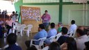 A UFV foi instalada com a participação do professor Antônio José Rodrigues e de alunos de Eletromecânica e Meio Ambiente