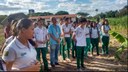 Alunos da unidade escolar puderam conhecer as instalações físicas do Campus e os projetos desenvolvidos