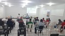 A palestra tratou sobre o papel do IFPI na difusão de tecnologia e inovação na produção de alimentos para a segurança alimentar e geração de renda