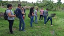 A visita técnica teve como objetivo conhecer os projetos de ensino, extensão e pesquisa implantados no Campus