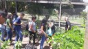 A visita técnica teve como objetivo conhecer os projetos de ensino, extensão e pesquisa implantados no Campus