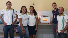 De baixo custo, a chocadeira foi feita com a reutilização de materiais