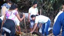 Aula prática sobre compostagem