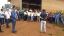 Alunos e professores da Especialização Técnica em Produção de Grãos e dos cursos técnicos em Agroecologia e Agricultura participaram da visita