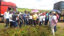 Alunos e professores da Especialização Técnica em Produção de Grãos e dos cursos técnicos em Agroecologia e Agricultura participaram da visita