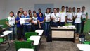Alunos e servidores apoiam a campanha para construção de nova casa para Katia Maria