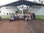 Voluntários da atividade na entrada da barragem