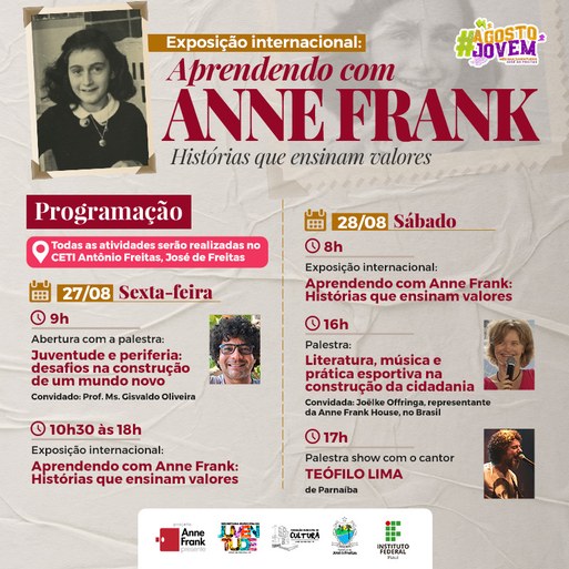 A exposição vai até sábado, 28, sempre das 8h às 17h30, no Centro Estadual de Tempo Integral Antônio Freitas