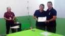 Foram certificados 25 alunos do curso de extensão "Produção de mudas frutíferas enxertadas" e 35 alunos do curso de extensão “Conservação e avaliação agronômica dos recursos genéticos vegetais”