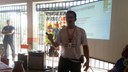 A ação está sendo desenvolvida com 40 alunos do ensino fundamental da Escola Municipal Agripina Portela