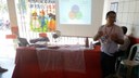 A ação está sendo desenvolvida com 40 alunos do ensino fundamental da Escola Municipal Agripina Portela