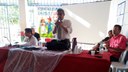 A ação está sendo desenvolvida com 40 alunos do ensino fundamental da Escola Municipal Agripina Portela